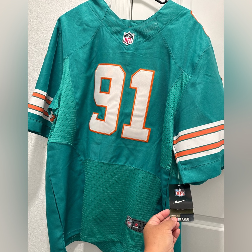 NFL Teal and Orange Nike Jersey
